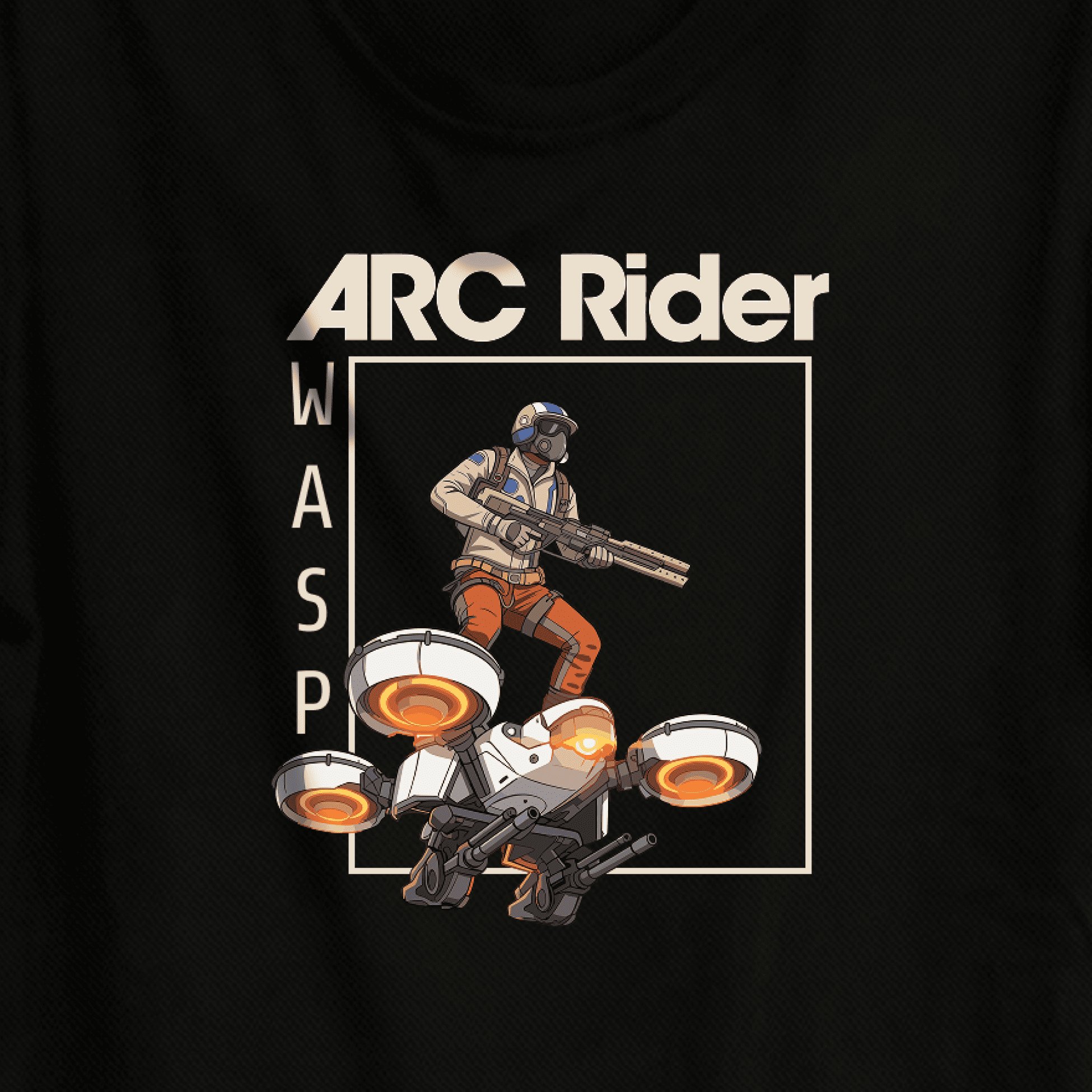 Arc Raiders t-shirt ARC Rider design